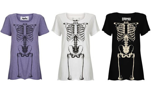 Skeleton Mini Dress by Sauce 