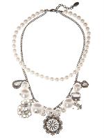 Queens Country Pearl Charm Nec...