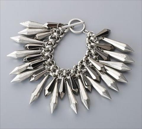 Bullet Spike Bracelet by Betty...